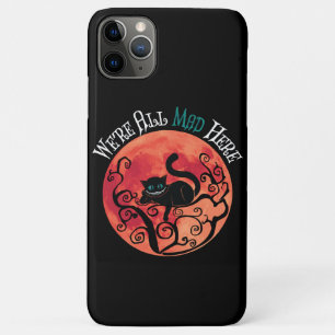 We're All Mad Here - Cheshire Cat Full Moon Case-Mate iPhone Case