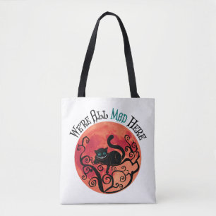 We're All Mad Here - Cheshire Cat Tote Bag