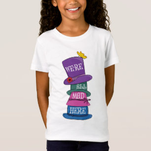We're All Mad Here Mad Hatter Alice in Wonderland T-Shirt
