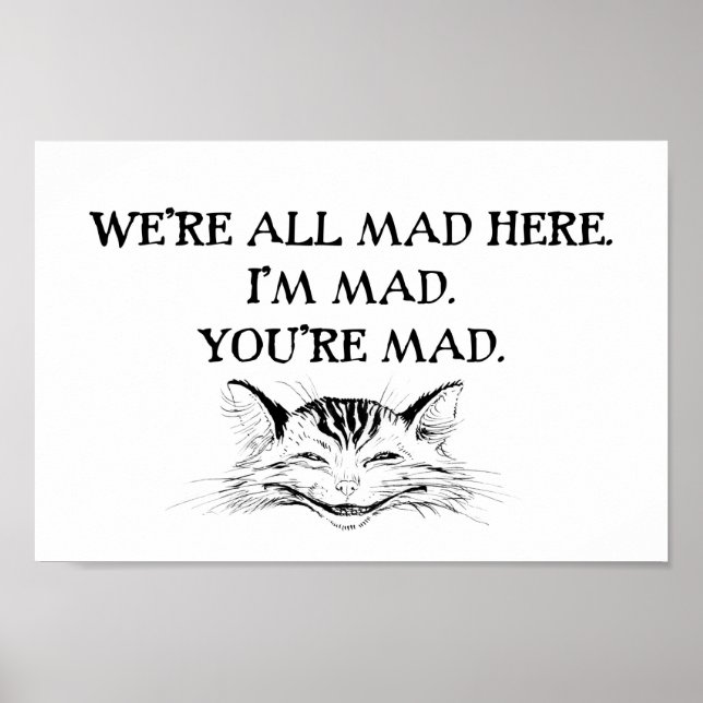 We're All Mad Poster (Front)