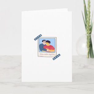 Were Better Together Graphic Minimal Design Card