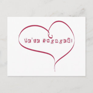 We're Engaged Announcement