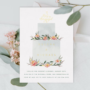 We're Engaged Cake Engagement Party