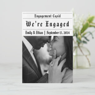 We're engaged engagement announcement cards