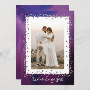 We're Engaged Personalised Photo Engagement Party Invitation