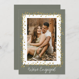 We're Engaged Personalised Photo Engagement Party Invitation