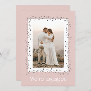 We're Engaged Personalised Photo Engagement Party Invitation