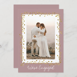 We're Engaged Personalised Photo Engagement Party Invitation