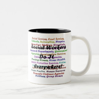 We're Everywhere! Two-Tone Coffee Mug