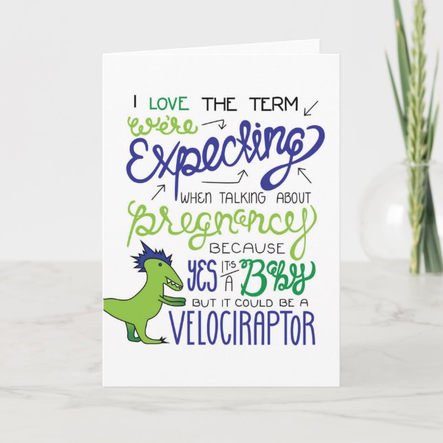 We're Expecting A Baby, But It Might Be A... Announcement (Front)