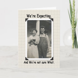 We're Expecting Baby Announcement