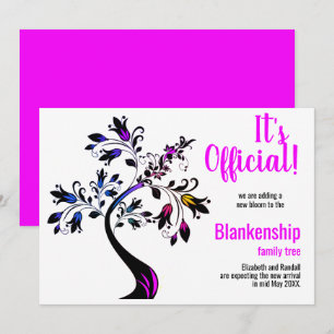 We're Expecting It's Official Flowering Tree Pink Announcement