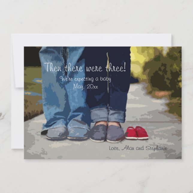 We're Expecting Pregnancy Announcement (Front)