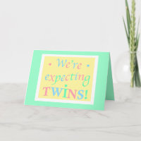"We're expecting TWINS!"