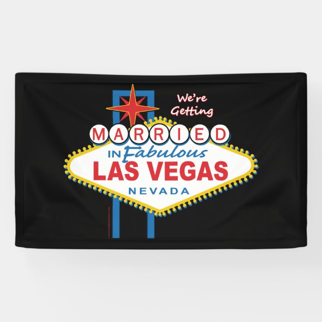We're Getting Maried in Vegas Banner (Horizontal)