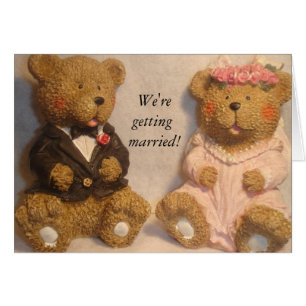 We're getting married! Card