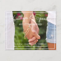 We're Getting Married Wedding Save the Date Photo