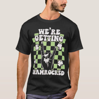 We're Getting Shamrocked St Patricks Day Bachelore T-Shirt