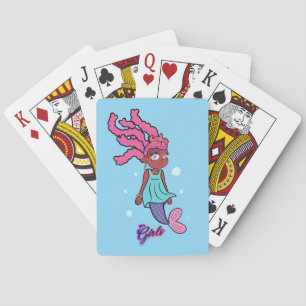 We're Girls USA © Linda the Mermaid Chiago-style Playing Cards