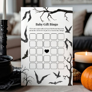 We're Going Batty Halloween Baby Shower Bingo Game