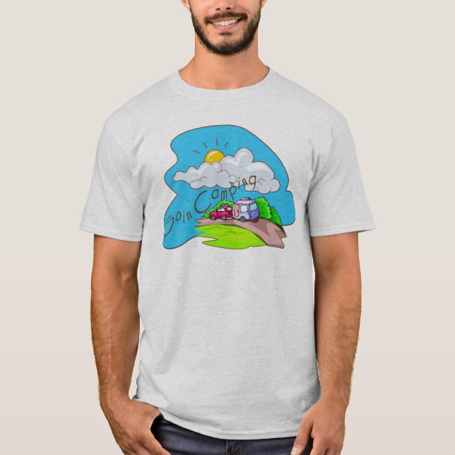 We're Going Camping T-Shirt (Front)