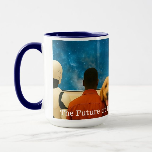 'We're Going to the Stars' 15oz Coffee Mug (Left)