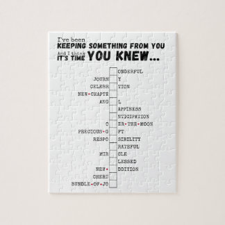 We're Having A Baby - Complete and Reveal Puzzle