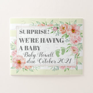 We're Having A Baby Pregnancy Reveal To Parents Jigsaw Puzzle