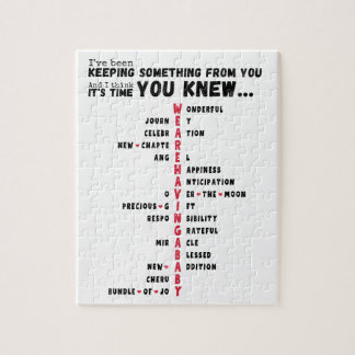 We're Having A Baby - Unique Baby Reveal Jigsaw Puzzle