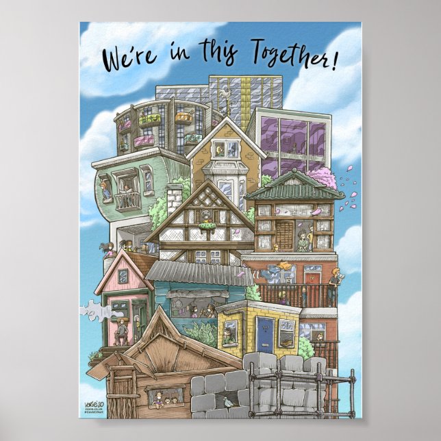 We're in This Together (Coronavirus) Poster (Front)