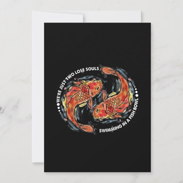 We're Just Two Lose Souls Swimming In A Fish Bowl (Front)