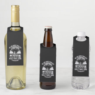 We're More Than Just Camping Friends Bottle Tag