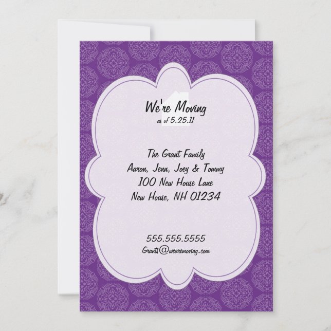 We're Moving Annoucement Cards (Front)