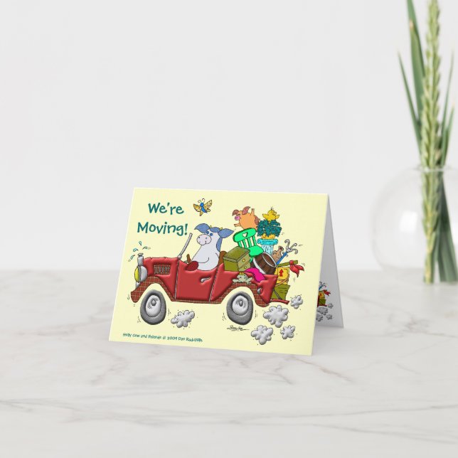 We're Moving! Announcement (Front)