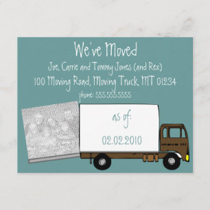 We're Moving Announcement Cards (w/ house photo)