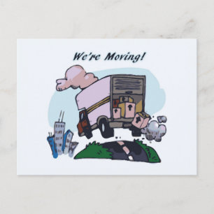 We're Moving! Announcement Postcard