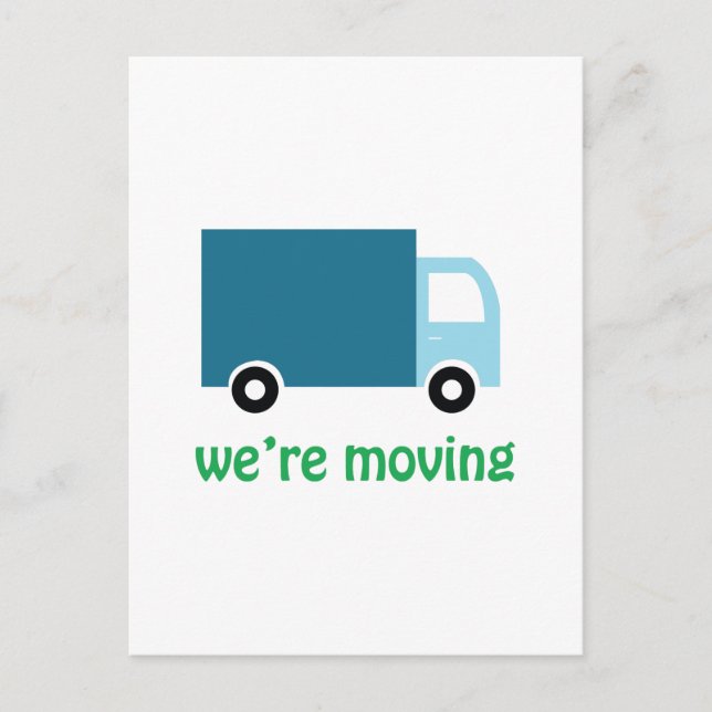 Were Moving Announcement Postcard (Front)