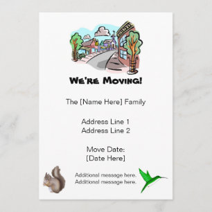 We're Moving Announcements