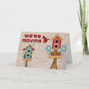 Were moving-birdhouses announcement card