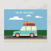 We're Moving Home Address Change Cute Custom