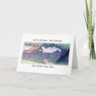 We're Moving - New Address Greeting Card