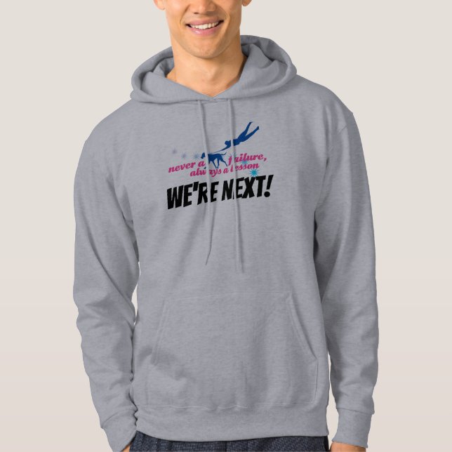 We're next! Great Dane on leash adventure  Hoodie (Front)