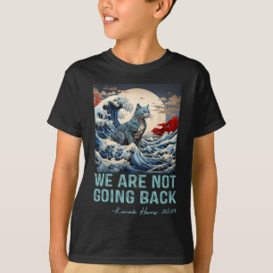 We're Not Going Back Cute Wave Of Blue Cats For Ka T-Shirt
