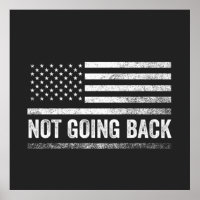 We're Not Going Back Harris Walz Election