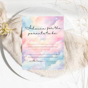 We're On Cloud 9 Advice Baby Shower