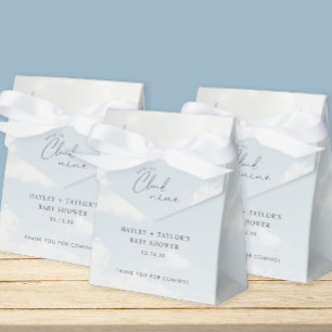 We're On Cloud 9 Baby Shower  Favour Box