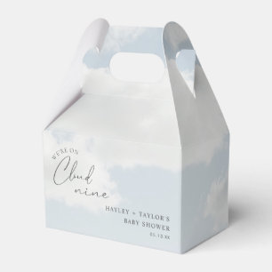 We're On Cloud 9 Baby Shower Gift Favour Box