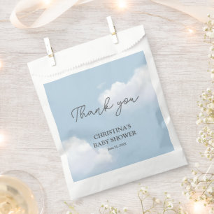 We're on Cloud 9 Blue Boy Baby Shower Thank You Favour Bags