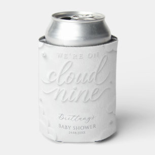 We're on Cloud Nine Baby Shower  Can Cooler