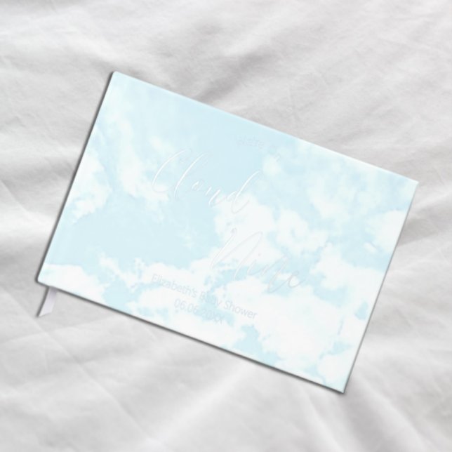 We're On Cloud Nine Baby Shower Guest Book (Creator Uploaded)